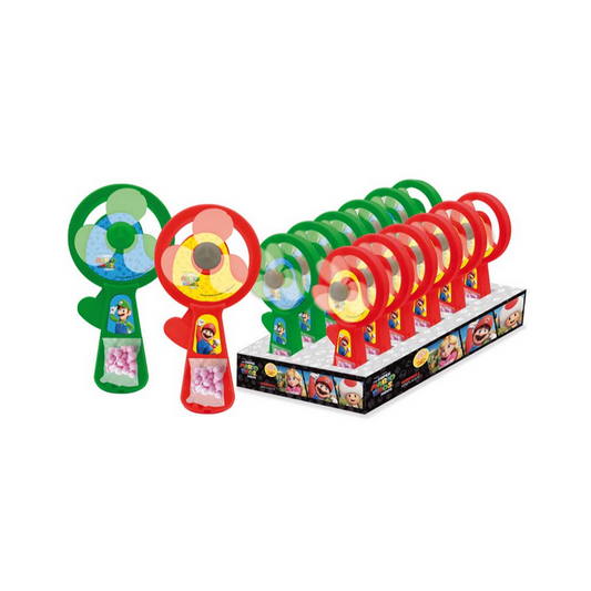 Super Mario candies with fan 1pc